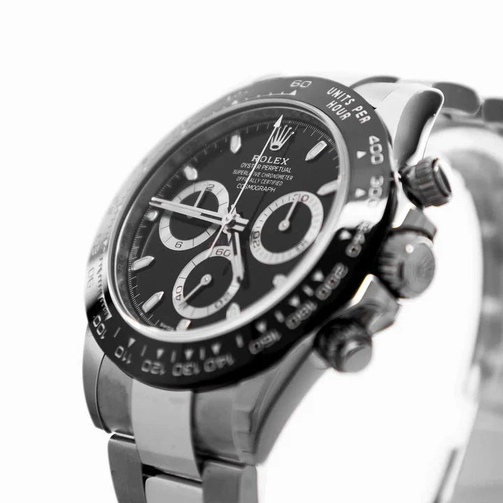 Cosmograph Daytona SS Ceramic Black Dial 40mm